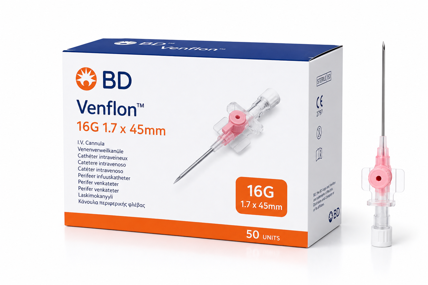BD Venflon™ 16G 1.7  x 45mm